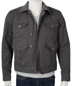 Yellowstone John Dutton Grey Cotton Jacket