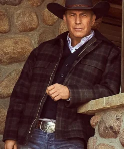 Yellowstone John Dutton Plaid Jacket