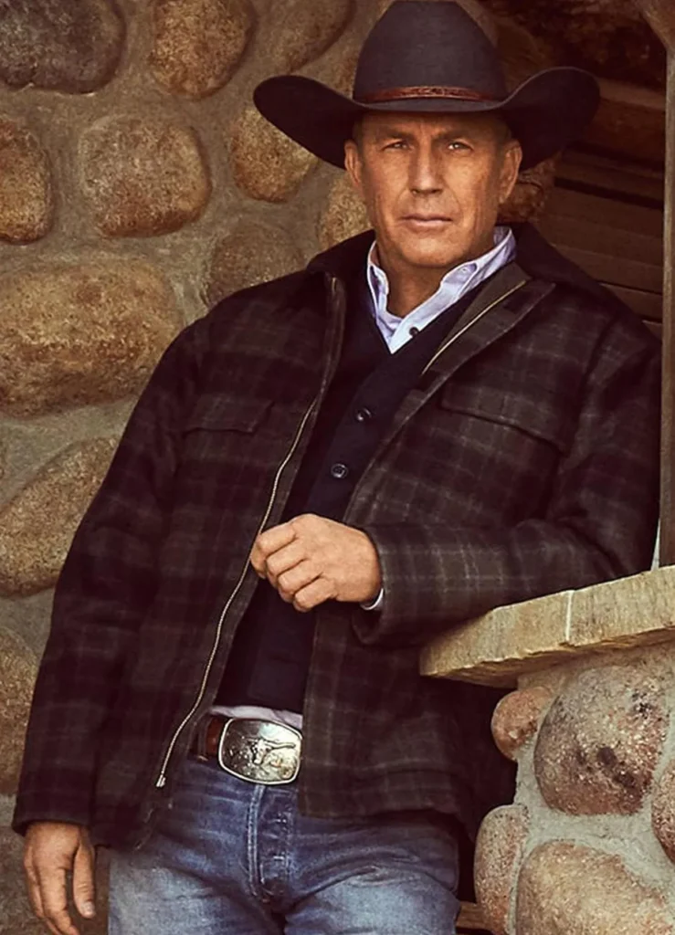 Yellowstone John Dutton Plaid Jacket