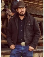 Yellowstone Rip Wheeler Black Cotton Jacket