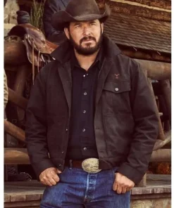 Yellowstone Rip Wheeler Black Cotton Jacket