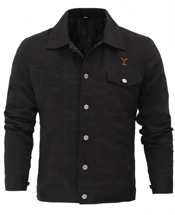 Yellowstone Rip Wheeler Black Cotton Jacket