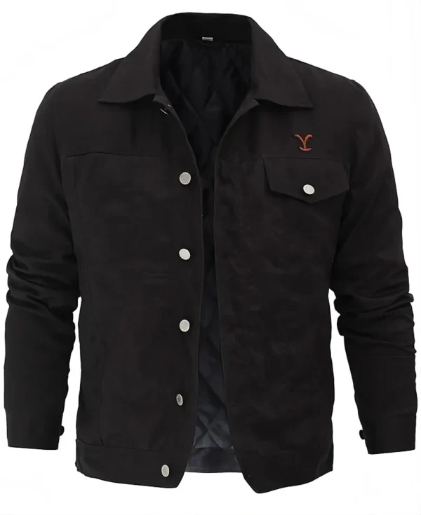 Yellowstone Rip Wheeler Black Cotton Jacket
