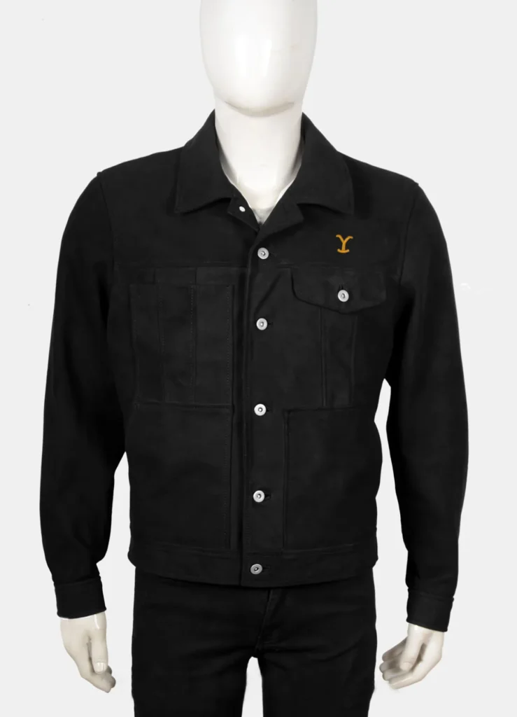 Yellowstone Rip Wheeler Black Suede Jacket