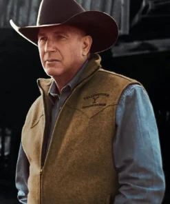 Yellowstone S03 John Dutton Brown Vest