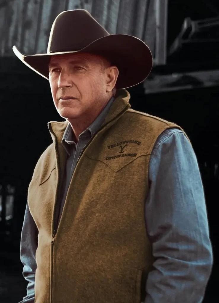 Yellowstone S03 John Dutton Brown Vest