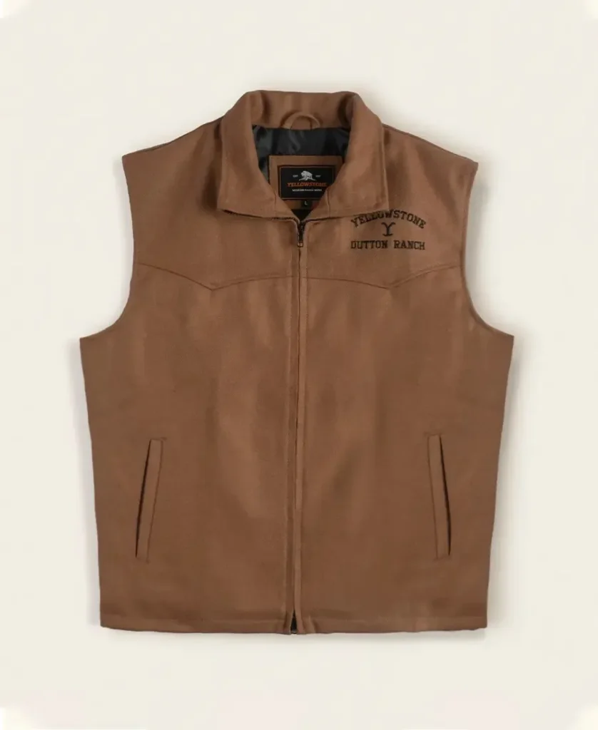 Yellowstone S03 John Dutton Brown Vest
