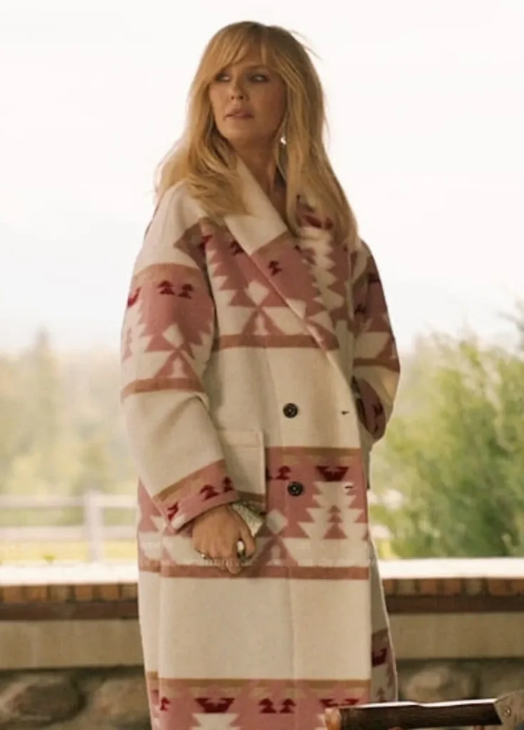 Yellowstone Season 5 Beth Dutton Pink Coat