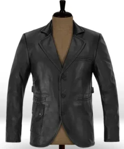 Jean-Claude Van Damme Until Death Leather Blazer