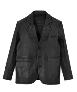Jean-Claude Van Damme Until Death Leather Blazer
