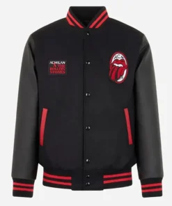 AC Milan Rolling Stones Varsity Jacket