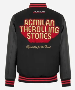 AC Milan Rolling Stones Varsity Jacket