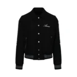 Amiri Bones Black Varsity Jacket