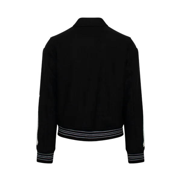 Amiri Bones Black Varsity Jacket