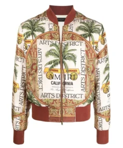 Amiri Rum Label Printed Jacket