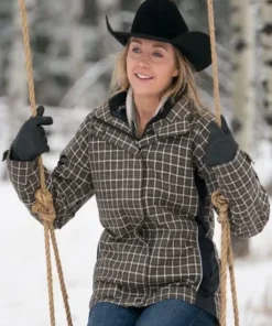 Amy Fleming Heartland Plaid Jacket