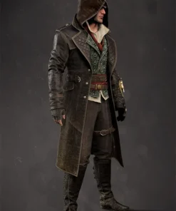 Assassins Creed Jacob Frye Leather Long Coat