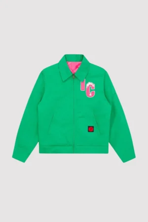 BBC Icecream Work Green Varsity Jacket