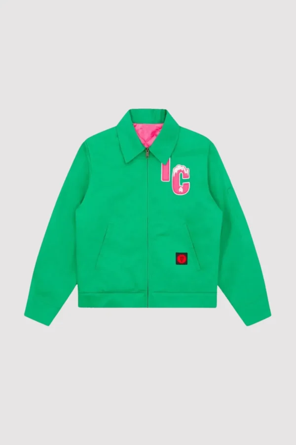 BBC Icecream Work Green Varsity Jacket