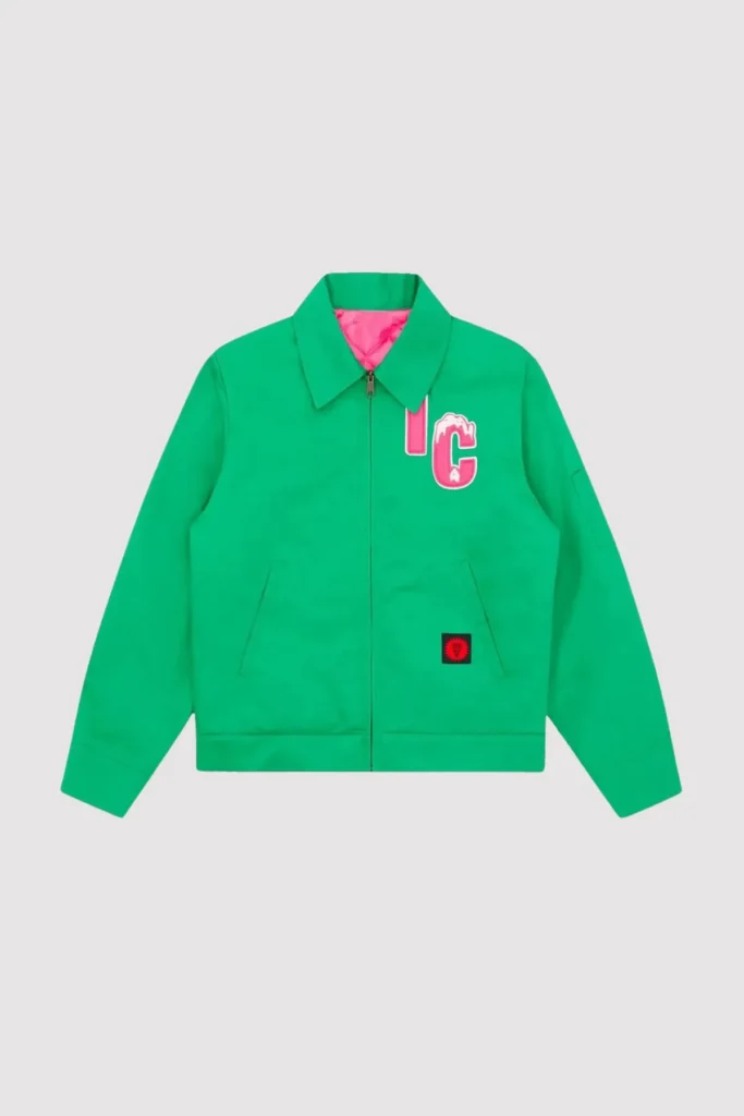 BBC Icecream Work Green Varsity Jacket