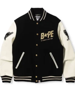 Bape X OVO Varsity Jacket