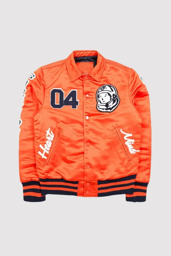 Billionaire Boys Club Astro Orange Satin Jacket
