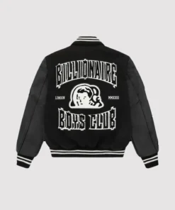 Billionaire Boys Club LDN Black Letterman Jacket