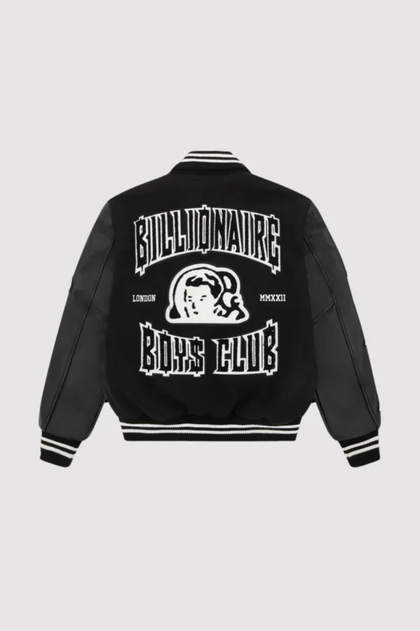 Billionaire Boys Club LDN Black Letterman Jacket