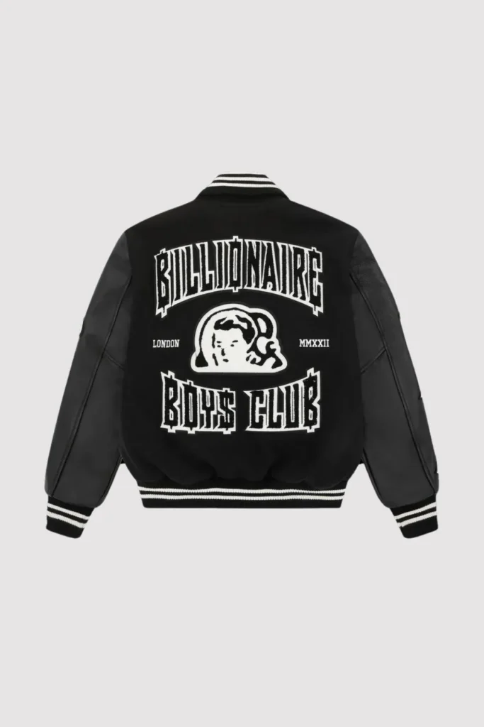 Billionaire Boys Club LDN Black Letterman Jacket