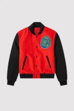 Billionaire Boys Club Mountain Logo Letterman Jacket