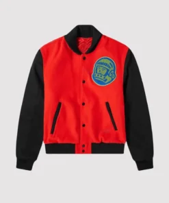 Billionaire Boys Club Mountain Logo Letterman Jacket