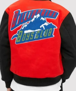 Billionaire Boys Club Mountain Logo Letterman Jacket