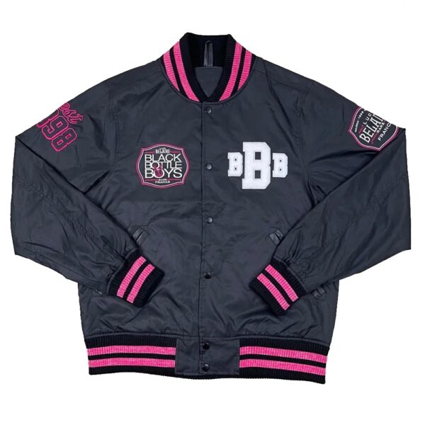 Black Bottle Boys Bomber Jacket