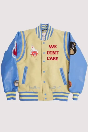 College Dropout We Dont Care Varsity Jacket
