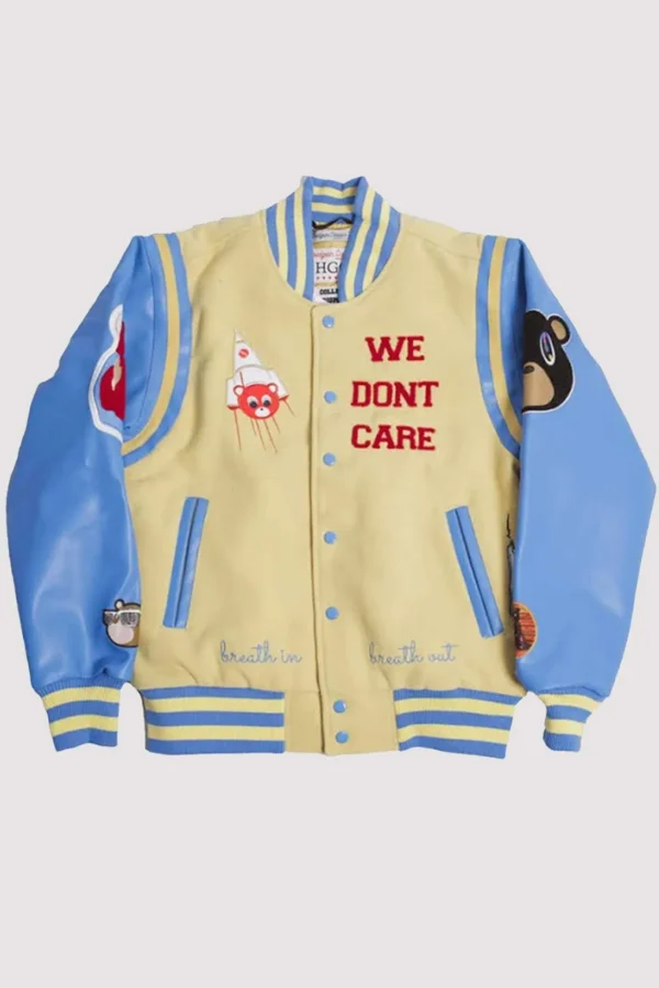 College Dropout We Dont Care Varsity Jacket