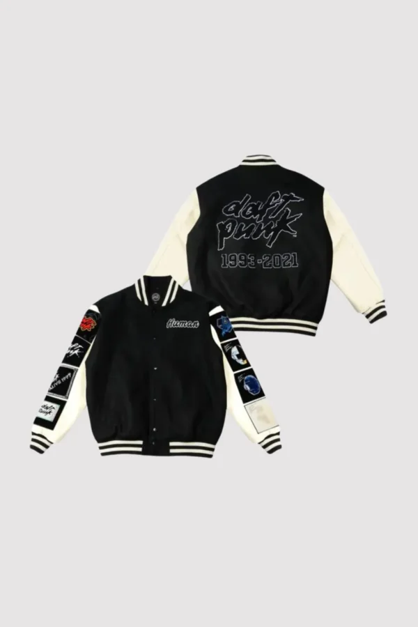 Daft Punk Unisex Letterman Varsity Jacket