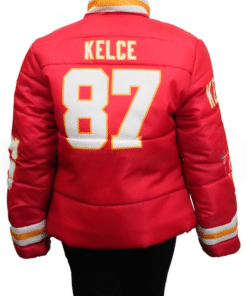 Taylor Swift Kelce 87 Chiefs Puffer Jacket