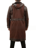 Diego Luna Andor Brown Leather Coat