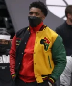 Donovan Mitchell HBCU Pride Varsity Jacket