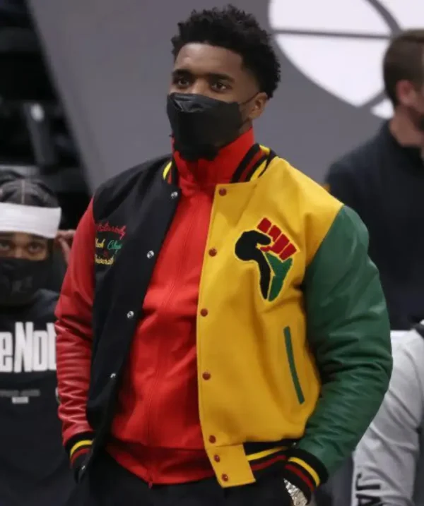 Donovan Mitchell HBCU Pride Varsity Jacket