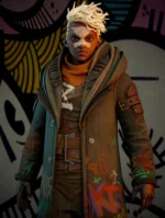 Ekko Arcane Tv Series Green Hooded Jacket