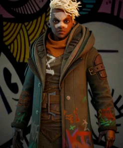 Ekko Arcane Tv Series Green Hooded Jacket
