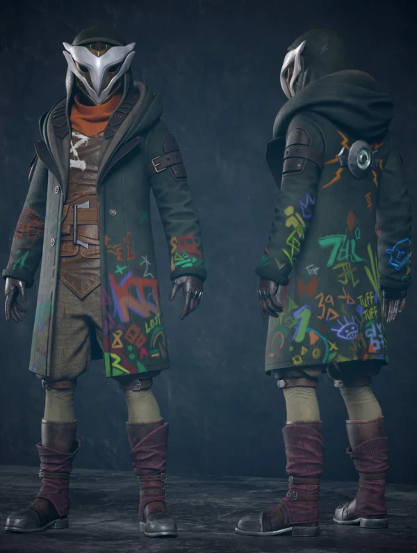 Ekko Arcane Tv Series Green Hooded Jacket