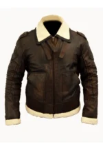 Fallout 4 Bomber Leather Brown Jacket