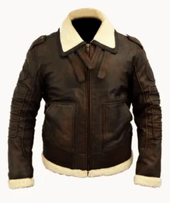Fallout 4 Bomber Leather Brown Jacket