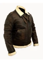 Fallout 4 Bomber Leather Brown Jacket
