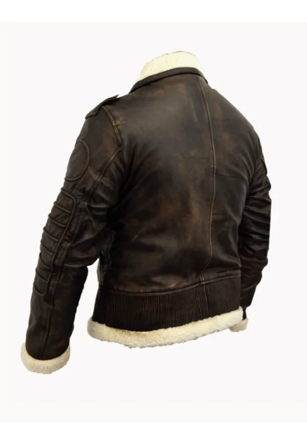 Fallout 4 Bomber Leather Brown Jacket