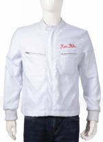 Ford vs Ferrari Christian Bale White Jacket