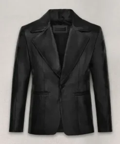 Harry Styles Leather Blazer