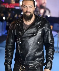 Jason Momoa Aquaman Premiere Leather Jacket